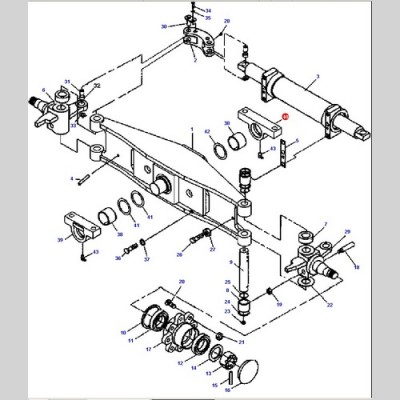 Суппорт (Doosan D15/18S-5, G15/18S-2, G15S/18S/2) A271149